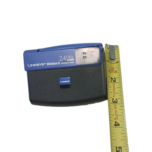 Linksys Wireless B USB Network Adapter 2.4 GHz 802.11g Retro Untested - Picture 7 of 7